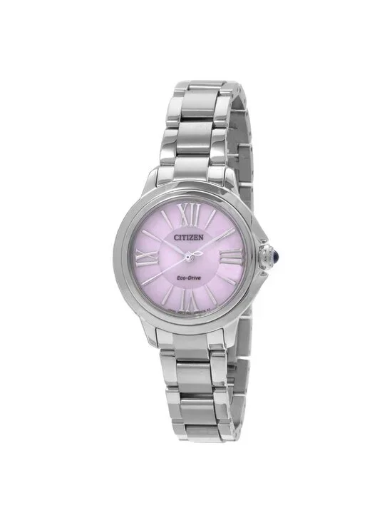 NWT Citizen L Ceci Eco-Drive Pink Dial Ladies Watch