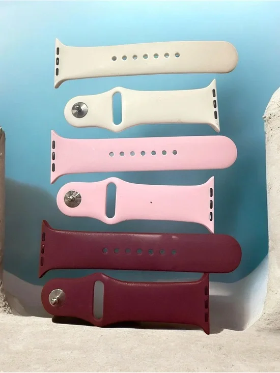 Apple Watch Silicone Replacement Watch Bands Set of Three!