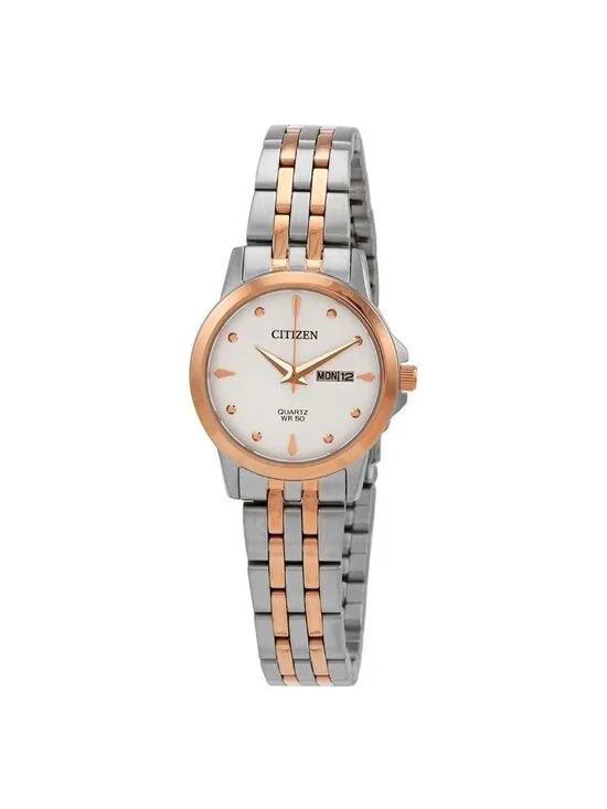 NWT Citizen Quartz Silver Dial Two-tone Ladies Watch