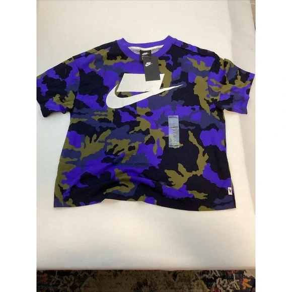 Nike Women NSW shirt top Size M Purple/ SKU‎ # 53000