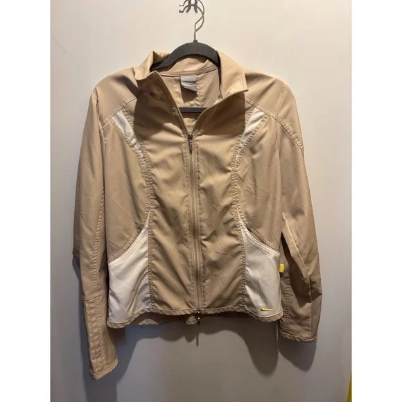 Nike Tan Jacket‎ Women's Size L Windbreaker