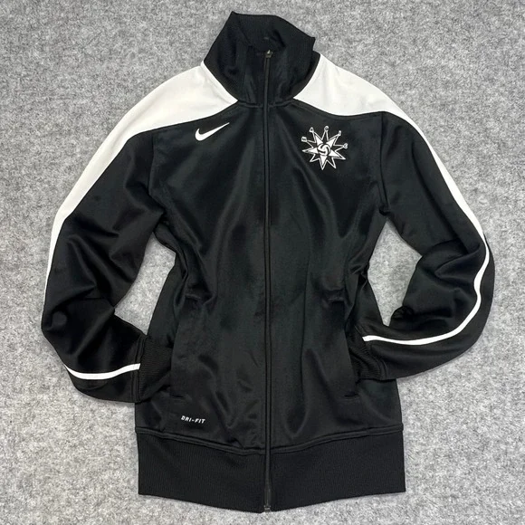 Nike Dri-FIT Womens‎ Track Jacket Black White Magic Volleyball Small