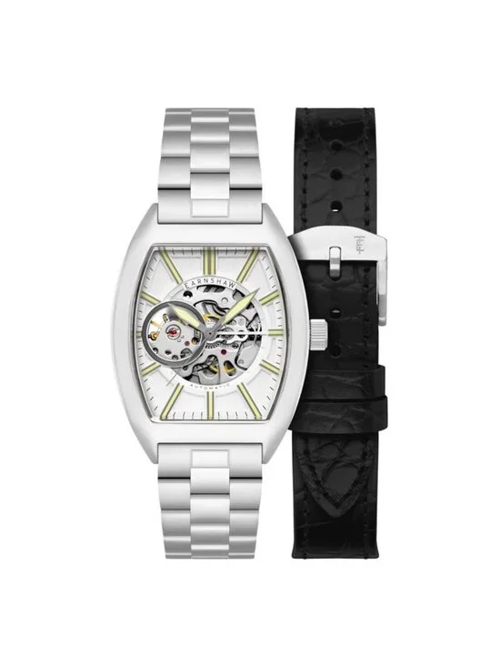 NWT Thomas Earnshaw Beauchamp Automatic Silver Dial Men's Watch