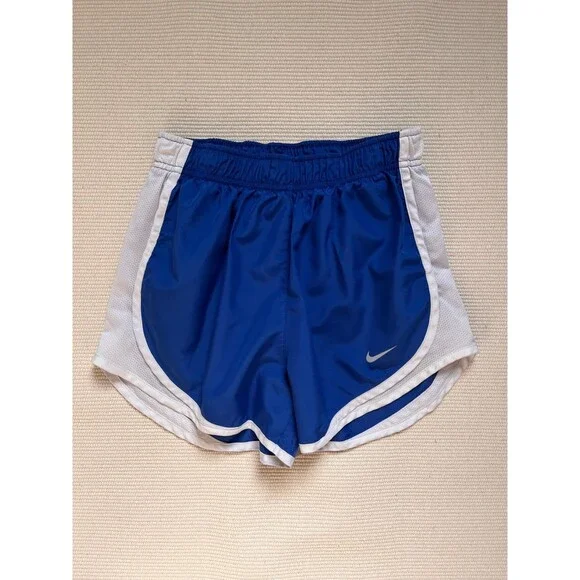 Nike Dri-Fit Tempo Running Shorts in Cobalt Blue/White Size XS