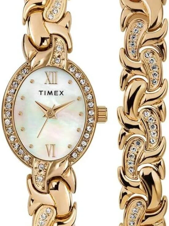 Timex Women's 19mm Classic Gold Tone Wrist Watch TW2T49900