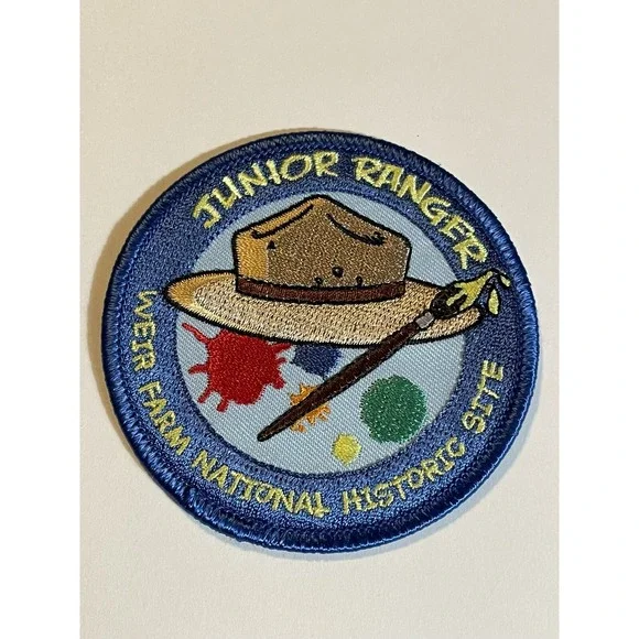 Weir Farm NPS National Park Junior Ranger Souvenir Clothe Badge Historical Site