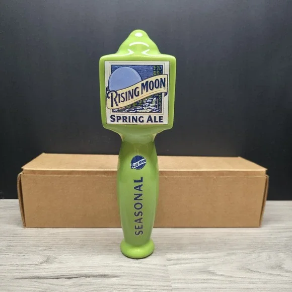 Blue Moon Beer - Rising Moon Spring Ale Tap Handle - Porcelain - 10