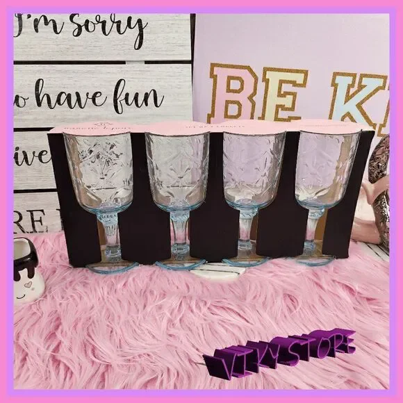 NWT {Nannette} {Lepore} Goblet Set: Elegant Dining Delight! NWT