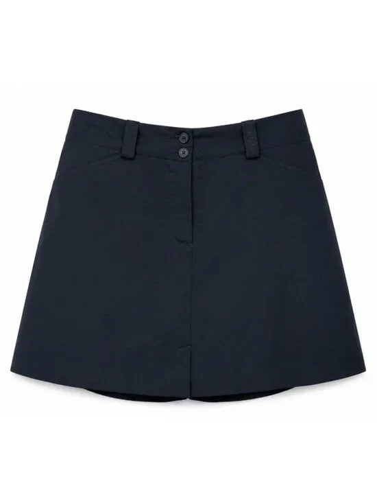 NIKE Golf Victory Dri Fit Skort Skirt Size 6 Black Tennis Pickleball Outdoor