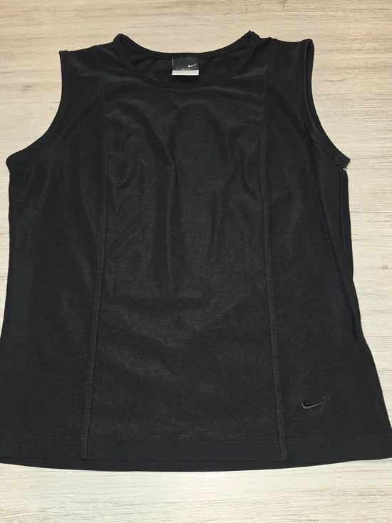 Y2K Nike Dri Fit Athletic Tank Top Women's Black Size L