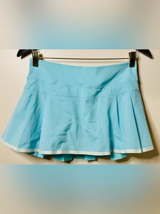 Nike Dri-FIT Pleated Tennis Golf Pickleball Skort Aqua Blue Size Small