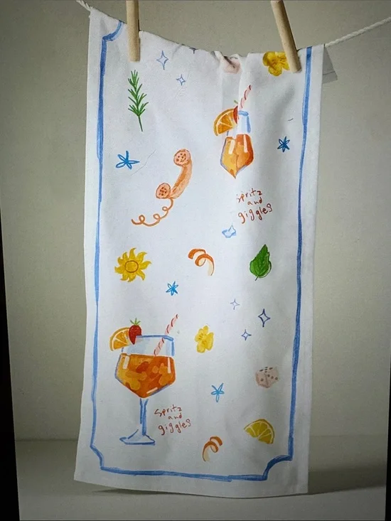 Anthropologie Spritz & Giggles Bar Towel