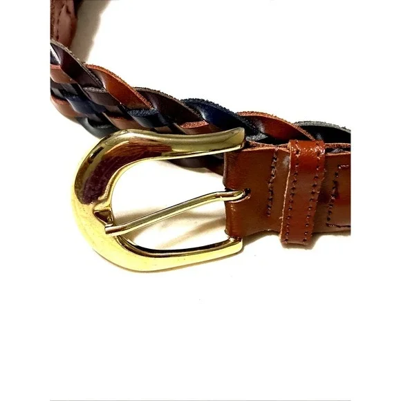 braided leather belt 1