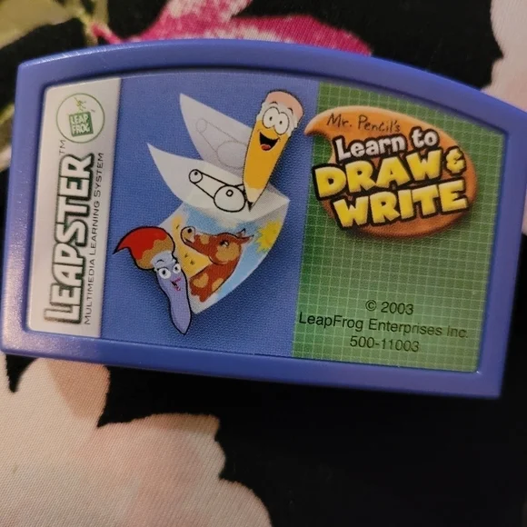 Leap Frog Leapster Mr. Pencil's Learn to Draw & Write ~