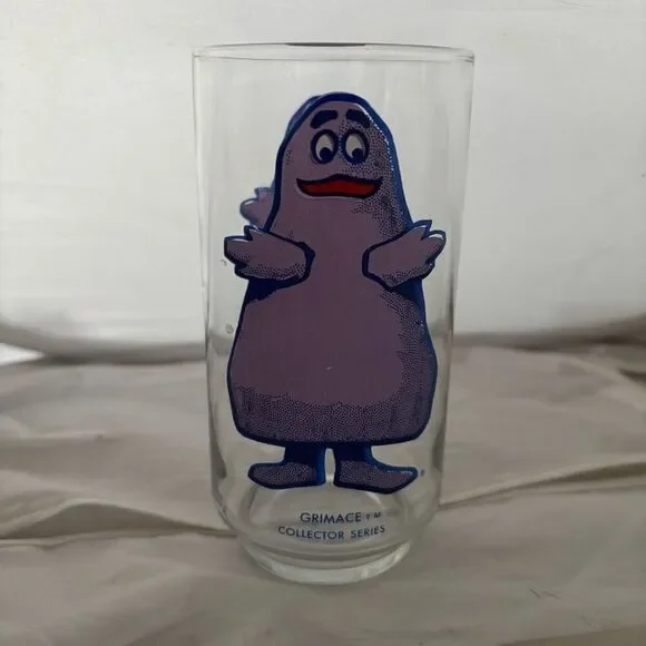 McDonald’s Vintage 1970’s Grimace Collector’s Series Glass