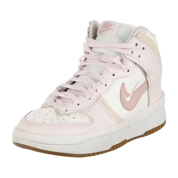Nike Dunk High Rebel sneakers in sail/pink oxford size 9