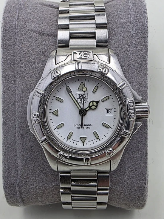 TAG Heuer Professional 200 Meters Stainless Steel Watch - White Dial