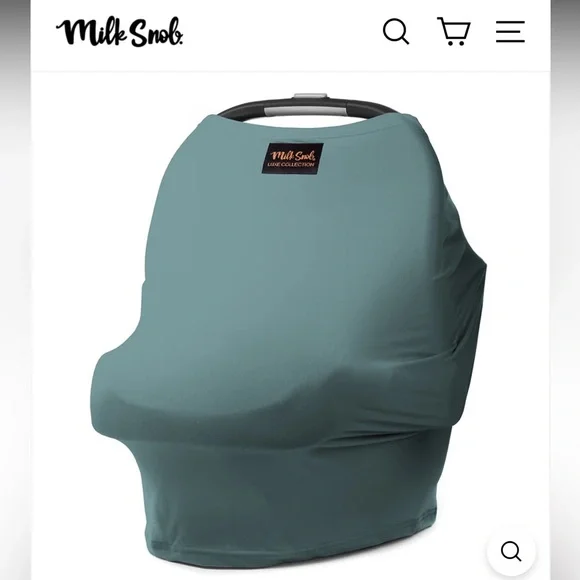 Nordstrom Baby Teal Stretch Car Seat Cover