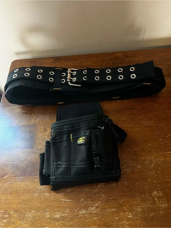 CLC 2 Pc Tool Belt & Pouch