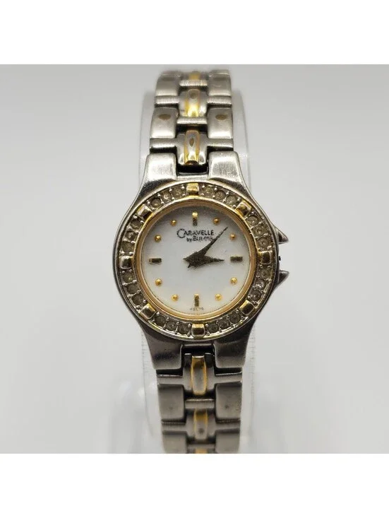 Caravelle By Bulova Watch Womens Quartz Watch For Parts Or Repair