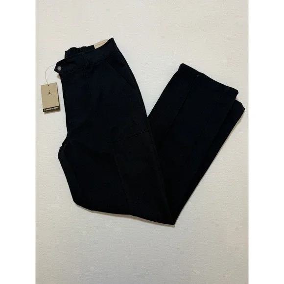 Nike Air Jordan Womens Woven Pants Size M Black FN5446-010 NEW