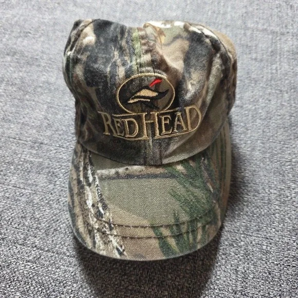 Red Head Elastic Back Camo Hat - Baby/Child Size