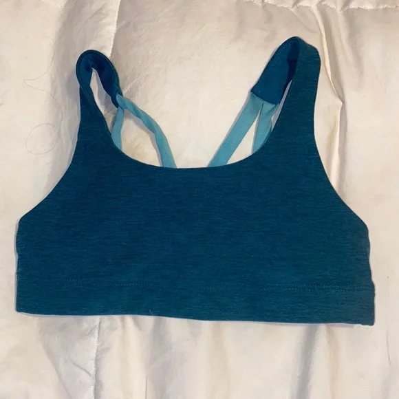 Old Navy green sports bra size small 6-7