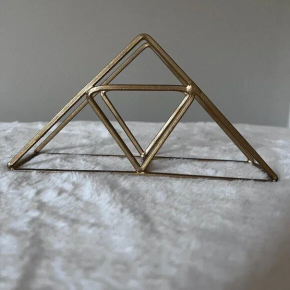 Antiqued Gold Tone Pier1 Napkin Holder