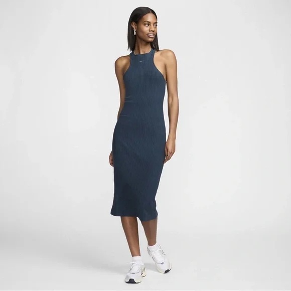 Nike vintage retro tennis tight slim fit navy dress skirt special edition
