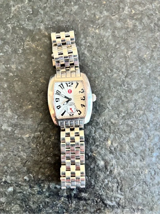 Michele Silver Tone Women's Bracelet Watch