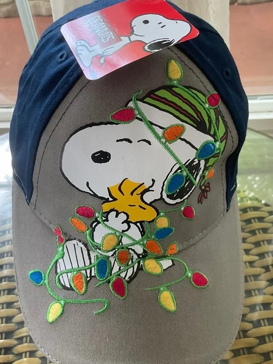 Peanuts Snoopy in Lights Boys Hat NWT