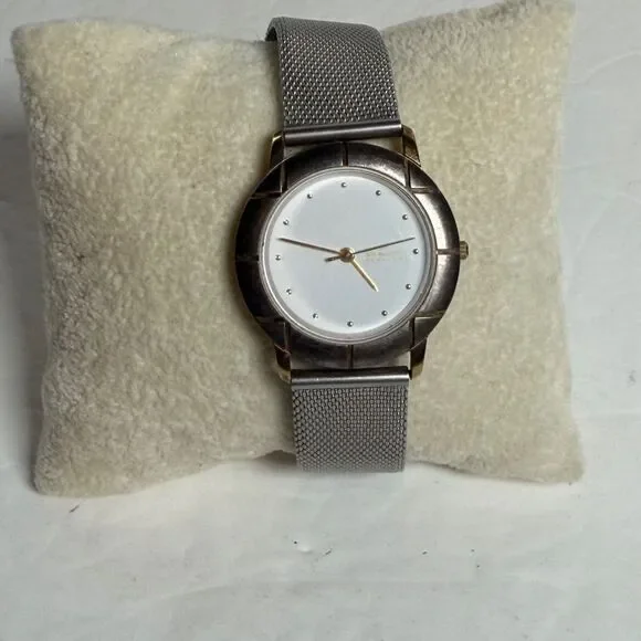 Skagen Denmark Ultra Slim 3LGS Quartz Watch White Dial Mesh Band AS IS NR