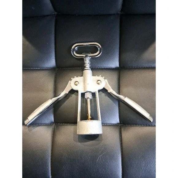 Vintage PEDRINI Italy Stainless Steel Wing Cork Screw Wine Bottle‎ Opener