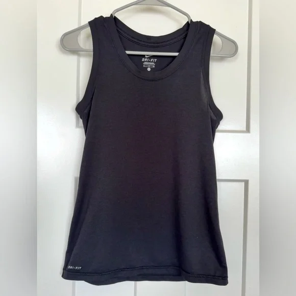 Nike Dri-FIT Sleeveless Tank Top | Black Athletic Workout Tank | Size Small