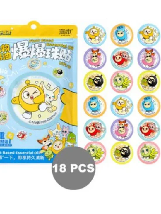 Mosquito Repellent Patch Plant-Based Kids 18pcs 1 each
