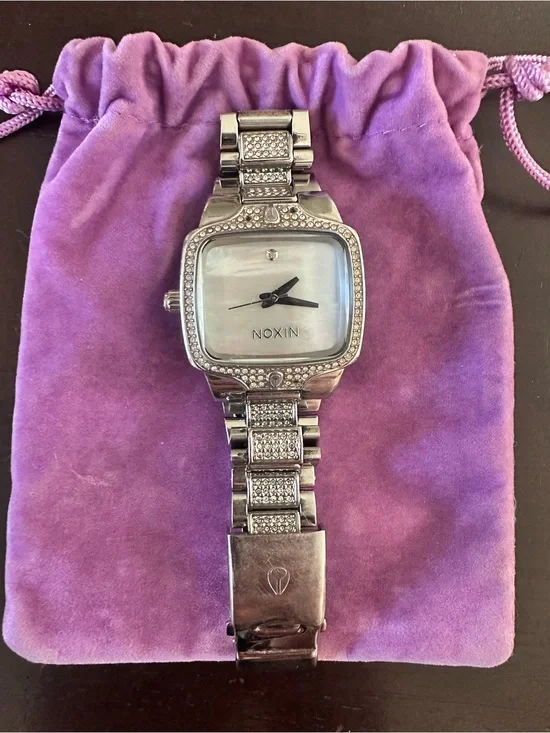 Nixon VIP Pass Small Player Silver Stainless Steel Watch