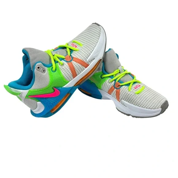 Nike LeBron Witness 7 Basketball Shoes Bright Neon Streetwear Womens 9.5 Mens 8