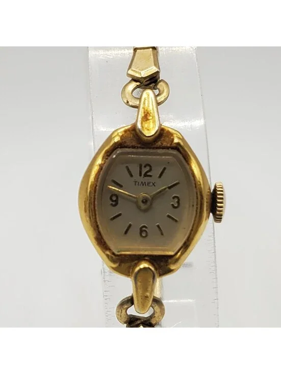 Vintage Timex Cocktail Mechanical Watch Women For Parts Or Repair