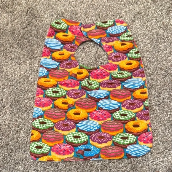 Handmade Donut Baby Bib NEW
