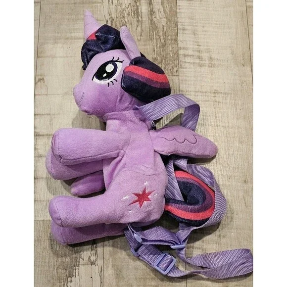 My Little Pony Twilight Sparkle Plush Backpack w/ Adjustable Straps 2014 Target