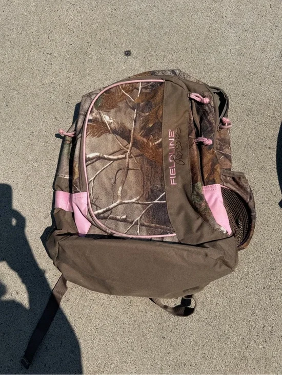 FieldLine Pink Camo Kids Backpack