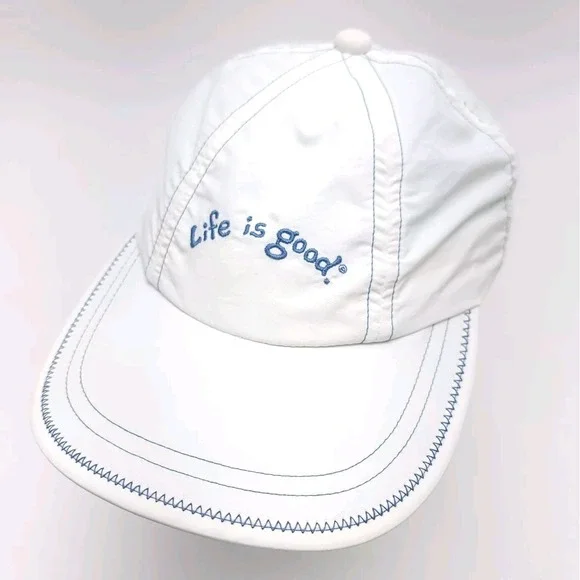 Life Is Good Kid's‎ UV Chill M/L 5-8 Hat Cap Quick Dry Nylon