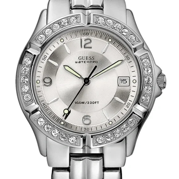 Guess Silver Waterproof Watch