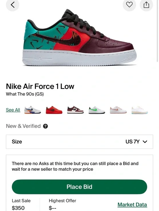 Nike Air Force 1 Low 'What The 90s' - Multicolor
