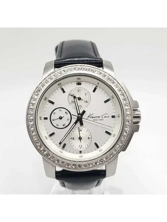 Kenneth Cole Watch 39mm New Battery KC6069 Multifunction