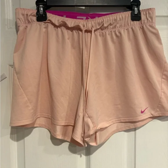 Nike Women's Light Pink Athletic Shorts