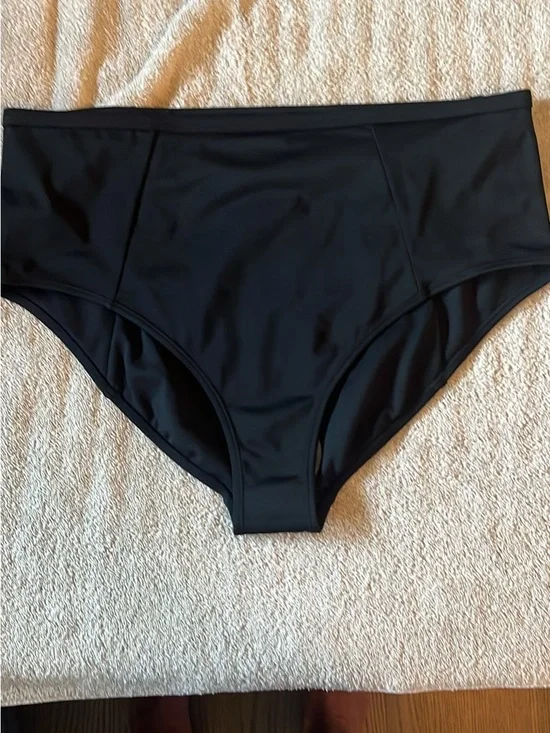 Nike Black High-Waist Bikini Bottom