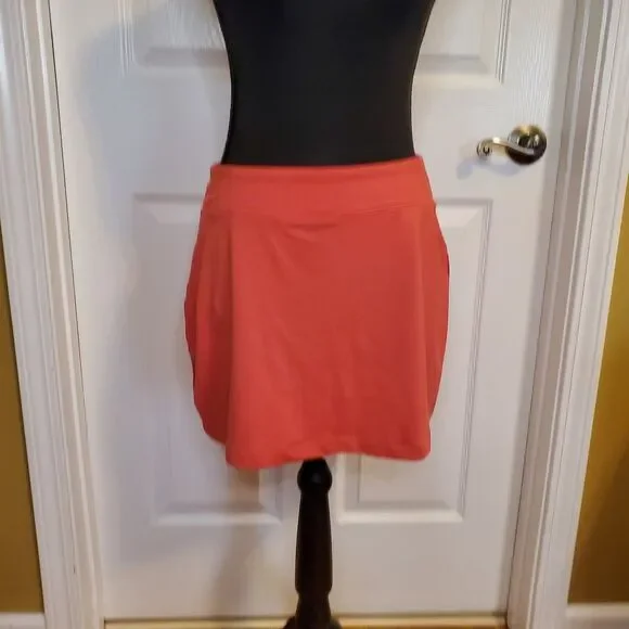 Nike Golf Dri-Fit Skirt Orange Women's SMALL