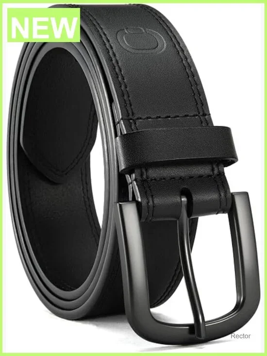 Genuine Leather Belt for Jeans - 1.5
