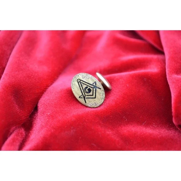 Antique vintage masonic shriner cufflink
